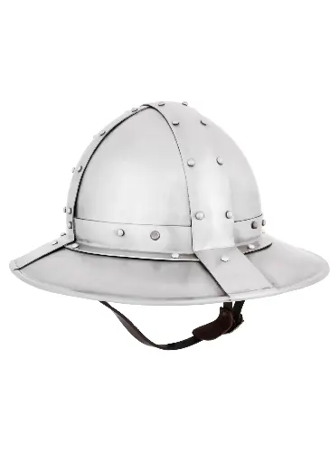 Eisenhut mit Bändern, 14. Jh., 1,6 mm Stahl